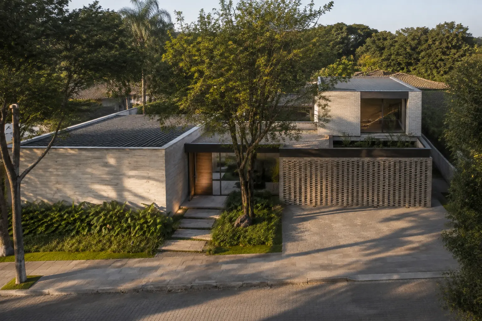 Casa Pátio — vista aérea