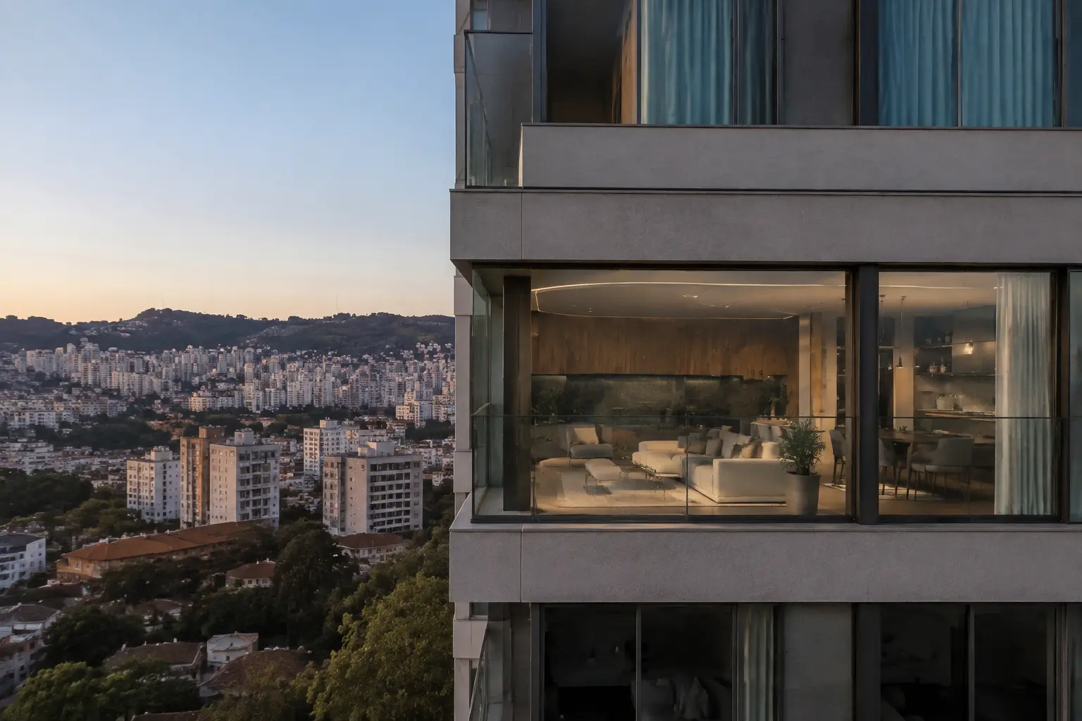 Apartamento Linha Alta — vista aérea