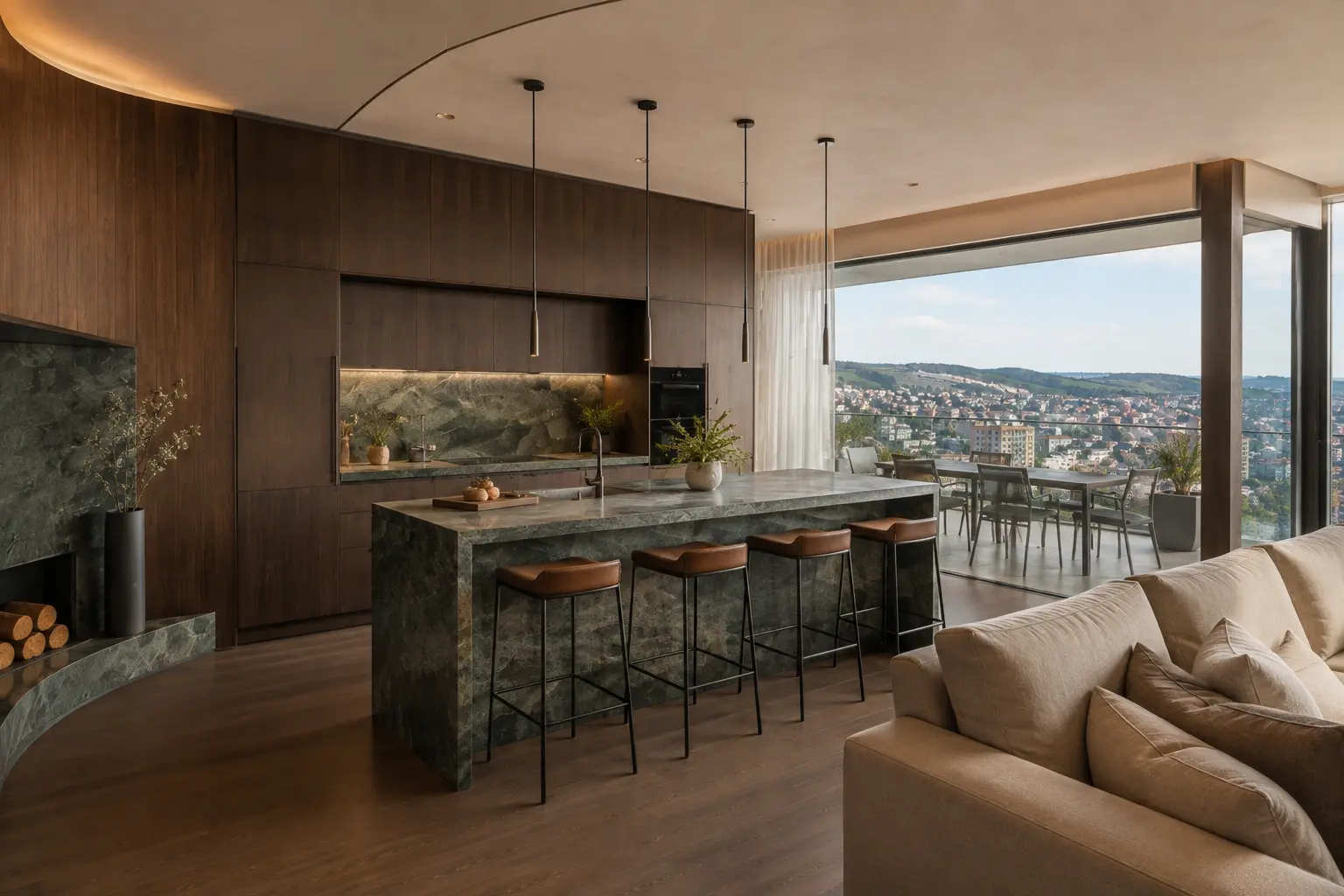 Apartamento Linha Alta — área social