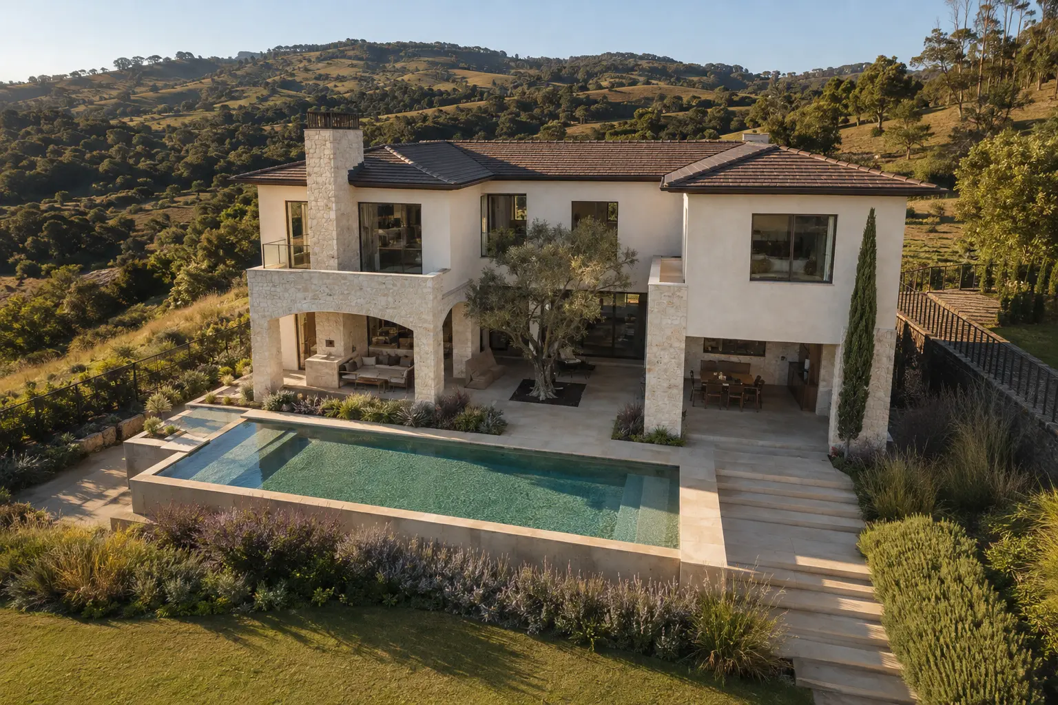 Villa Pedra Clara — vista aérea